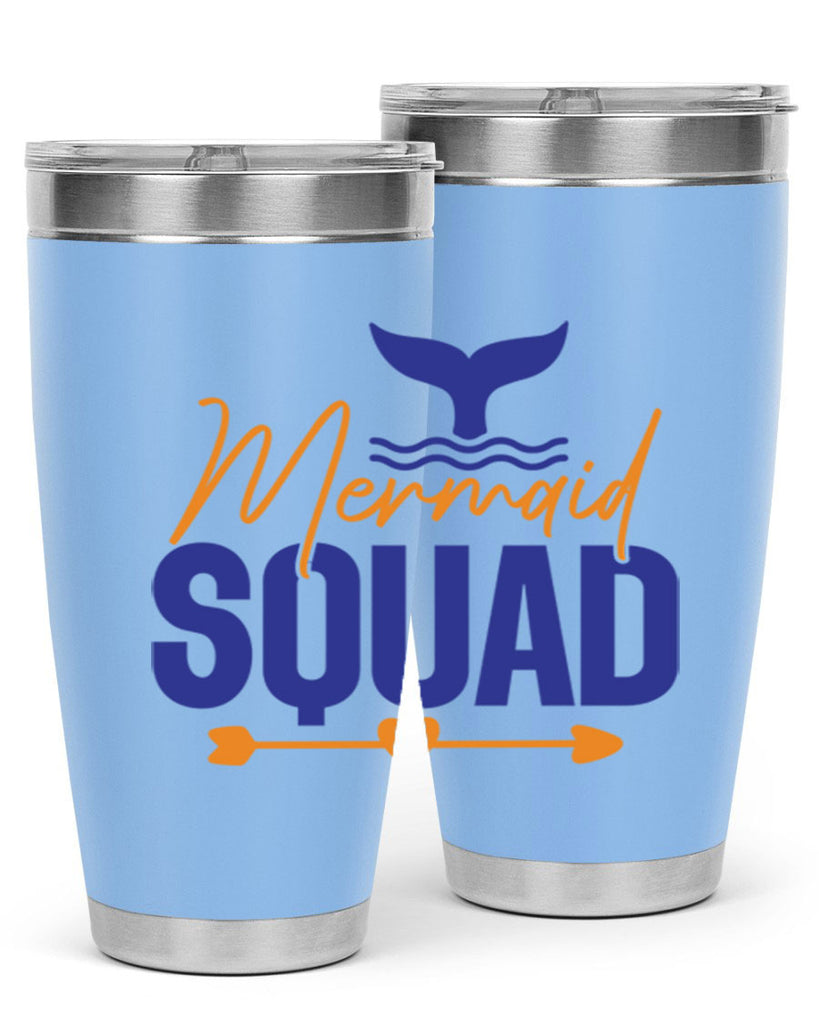 Mermaid Squad 376#- mermaid- Tumbler