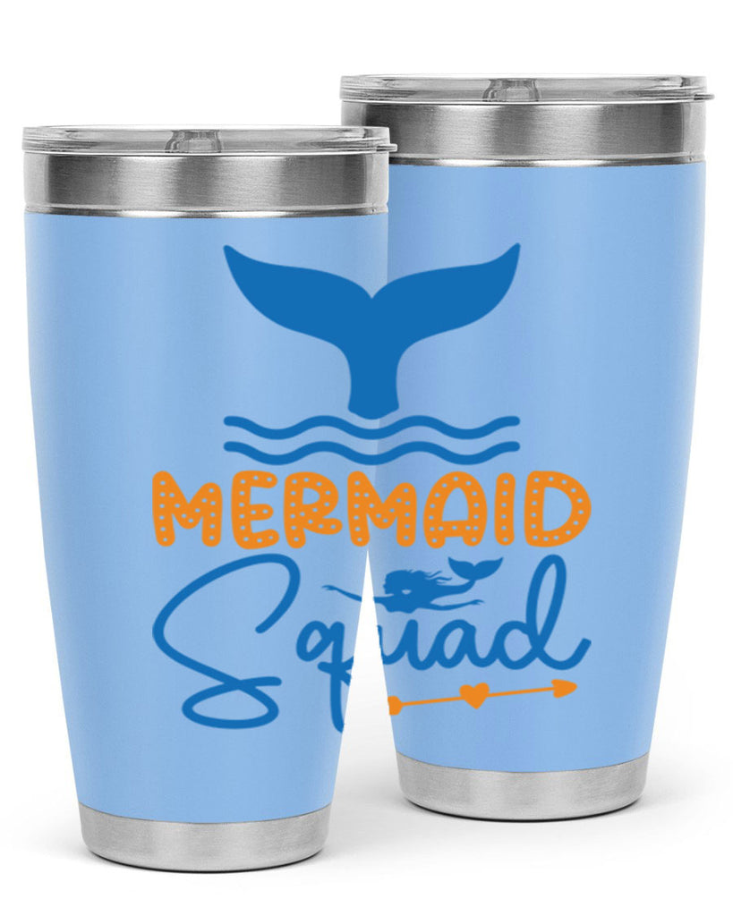 Mermaid Squad 378#- mermaid- Tumbler