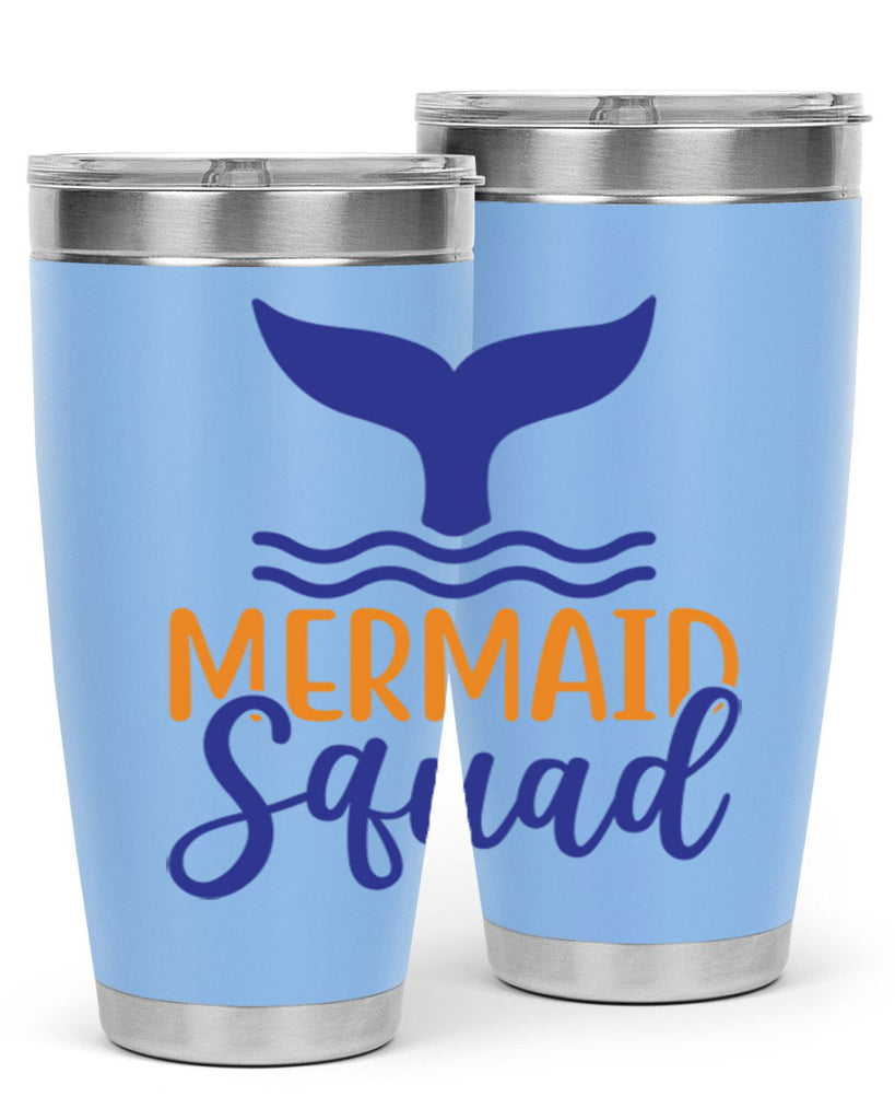 Mermaid Squad 379#- mermaid- Tumbler