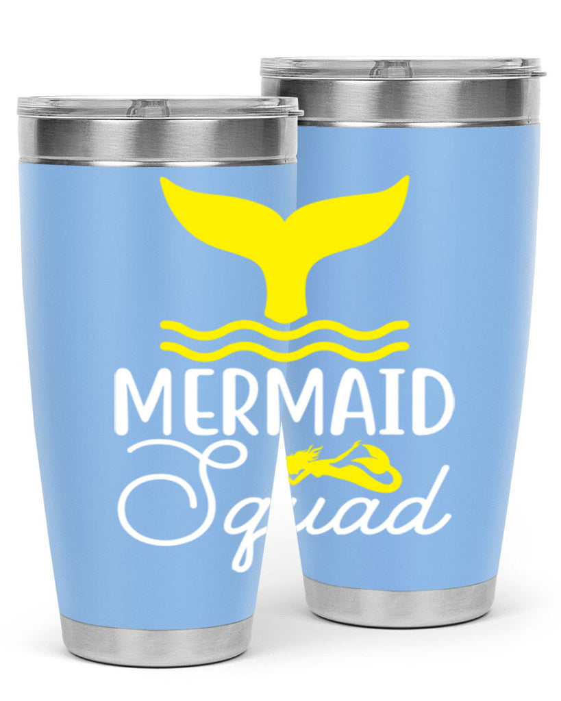 Mermaid Squad 380#- mermaid- Tumbler