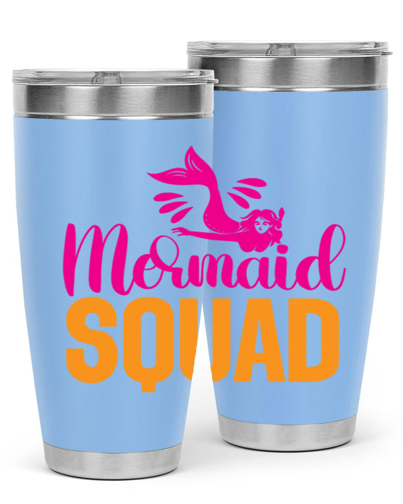 Mermaid Squad 381#- mermaid- Tumbler