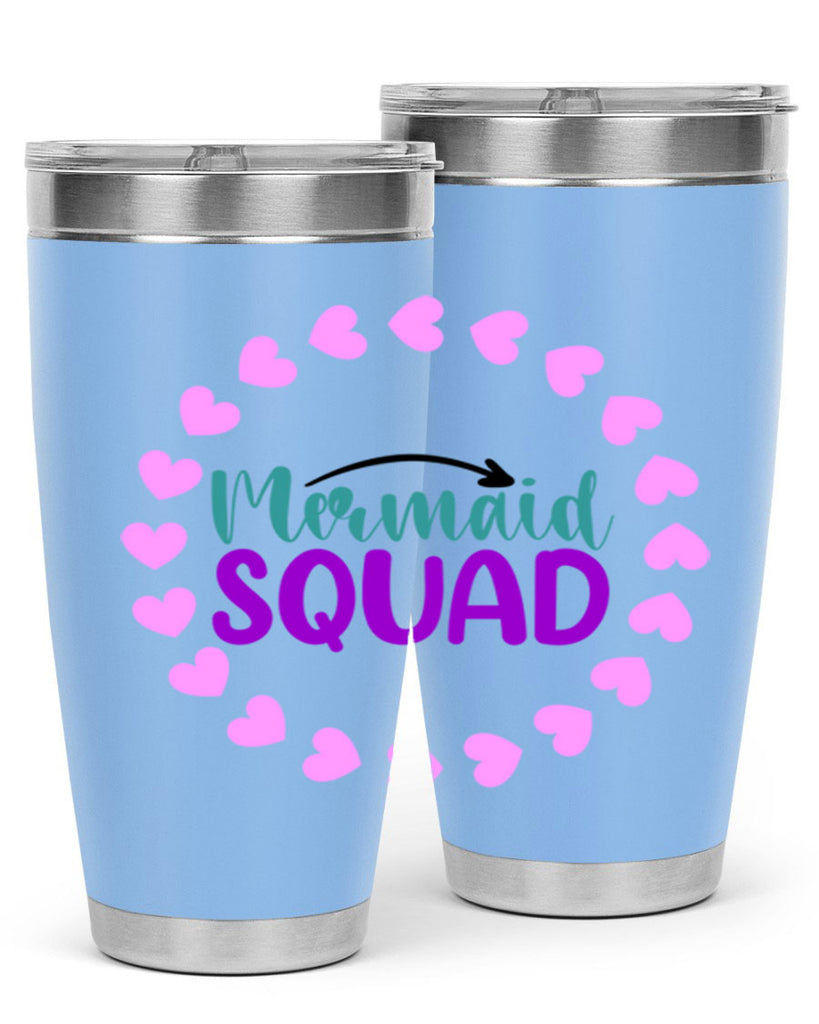 Mermaid Squad 382#- mermaid- Tumbler