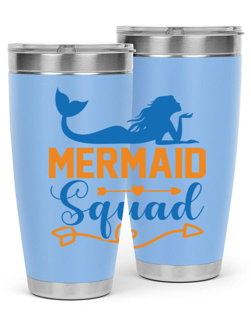 Mermaid Squad 385#- mermaid- Tumbler