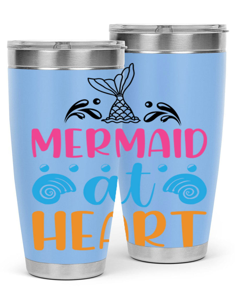 Mermaid at heart Design 396#- mermaid- Tumbler