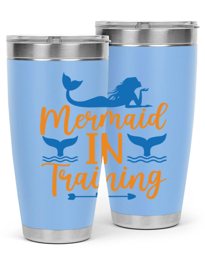 Mermaid in Training 367#- mermaid- Tumbler