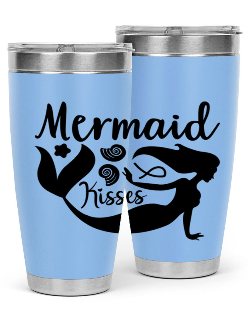 Mermaid kisses design 428#- mermaid- Tumbler