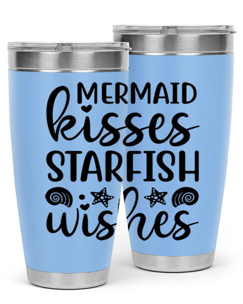 Mermaid kisses starfish wishes 426#- mermaid- Tumbler