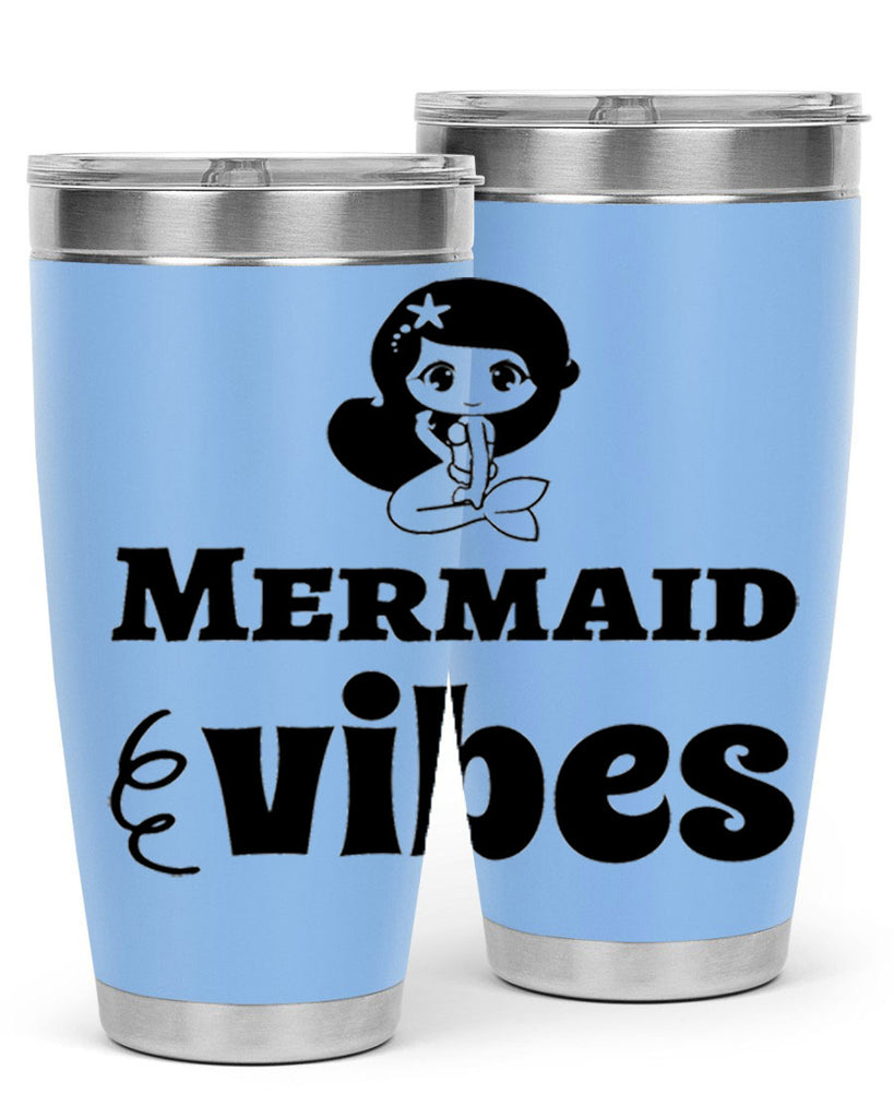 Mermaid vibes 456#- mermaid- Tumbler