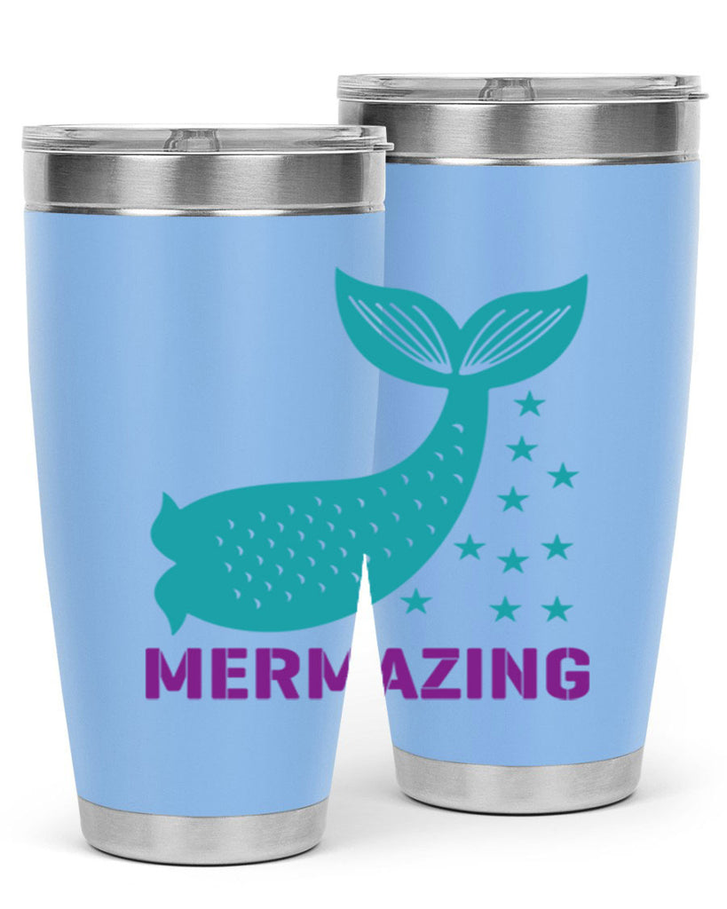 Mermazing 502#- mermaid- Tumbler