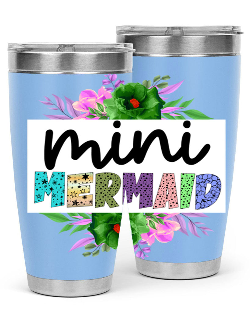 Mini Mermaid 505#- mermaid- Tumbler