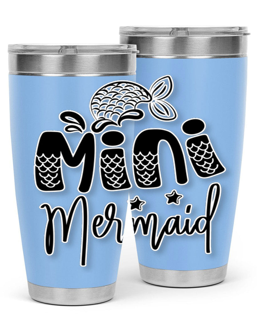 Mini Mermaid 508#- mermaid- Tumbler