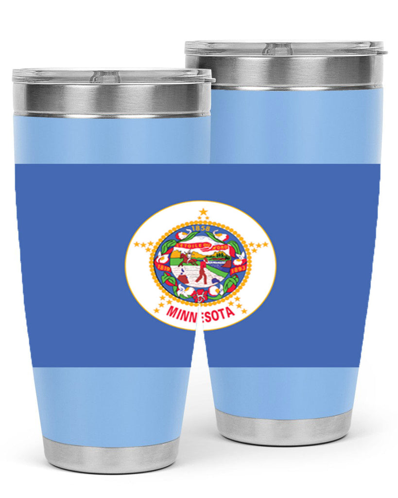 Minnesota 29#- Us Flags- Tumbler