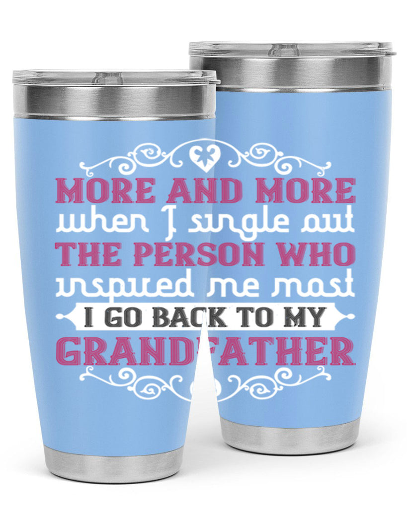 More and more 86#- grandpa - papa- Tumbler