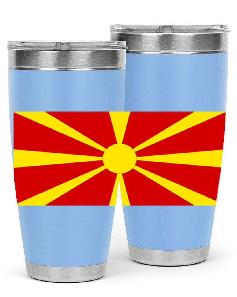 North Macedonia 69#- world flags- Tumbler