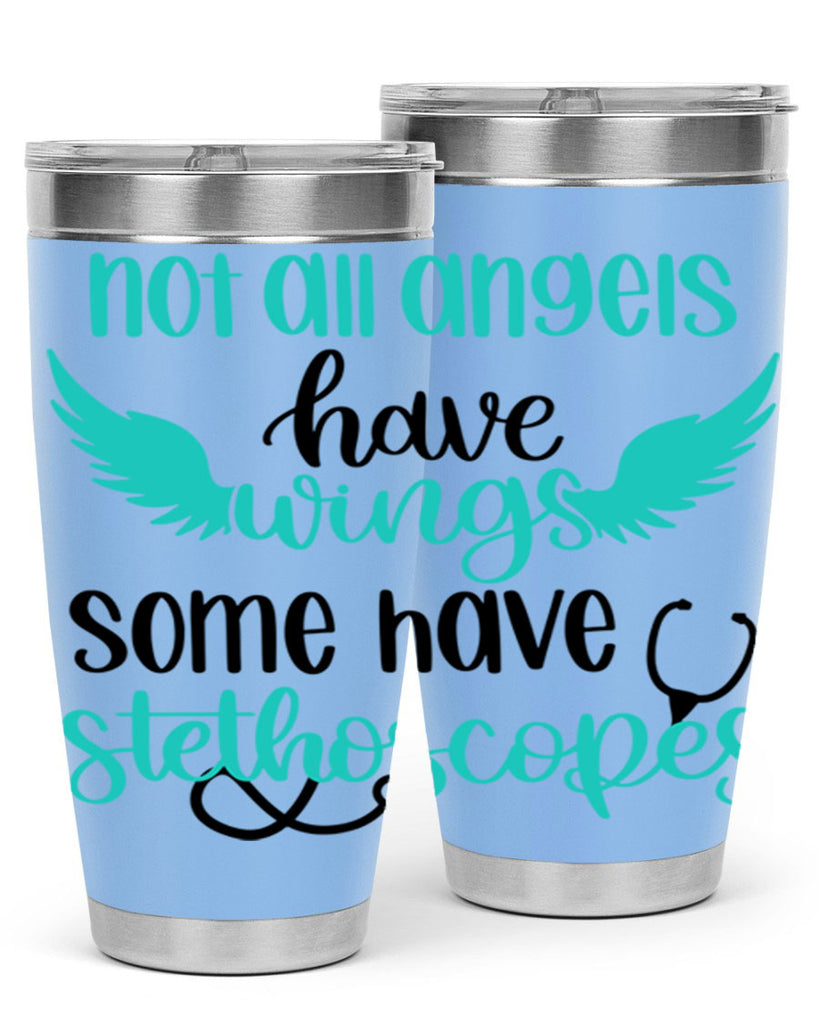Not All Angels Have Style Style 127#- nurse- tumbler