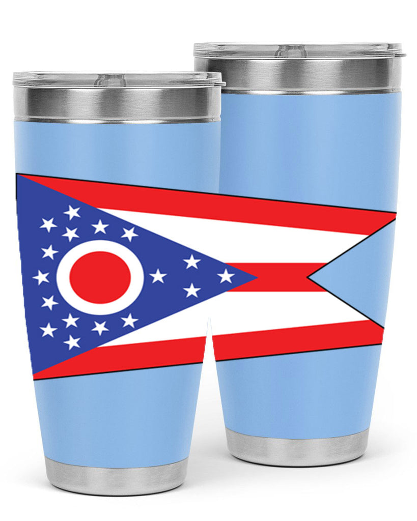 Ohio 17#- Us Flags- Tumbler