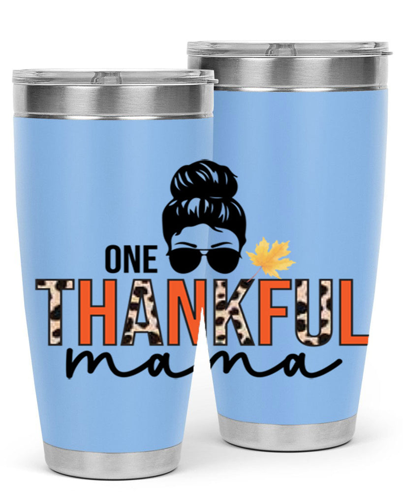 One thankful mama 463#- fall- Tumbler