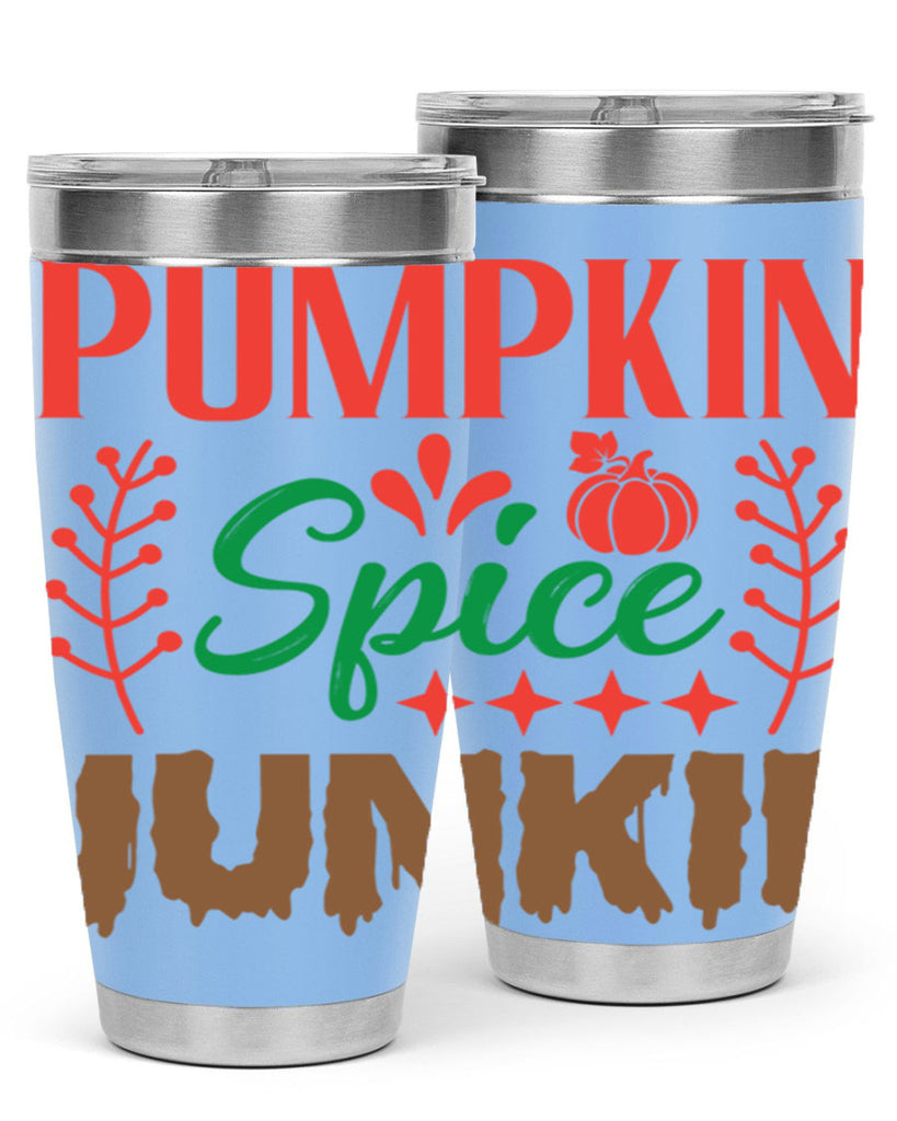 Pumpkin Spice Junkie 547#- fall- Tumbler
