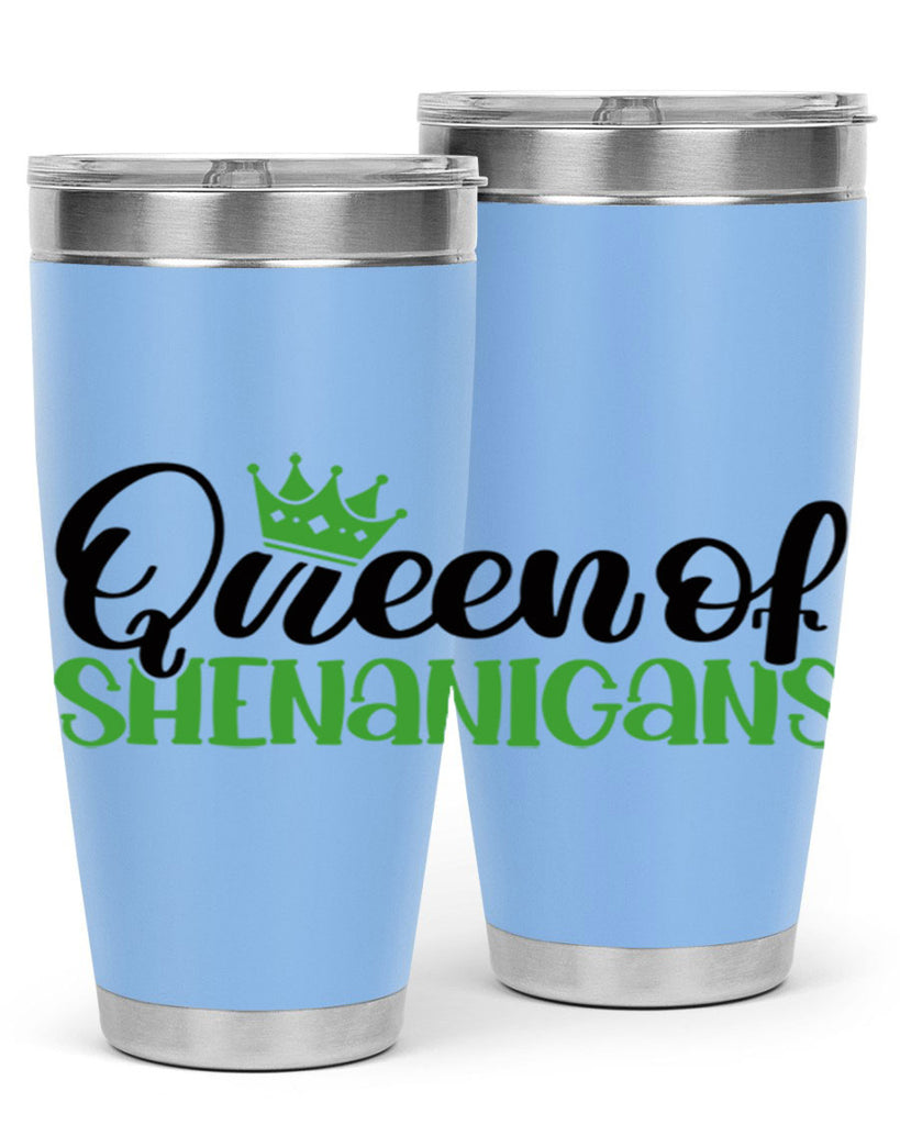 Queen Of Shenanigans Style 36#- St Patricks Day- Tumbler