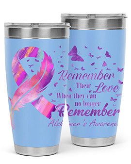 Remember heir Love Alzheimer Awareness 213#- alzheimers- Cotton Tank