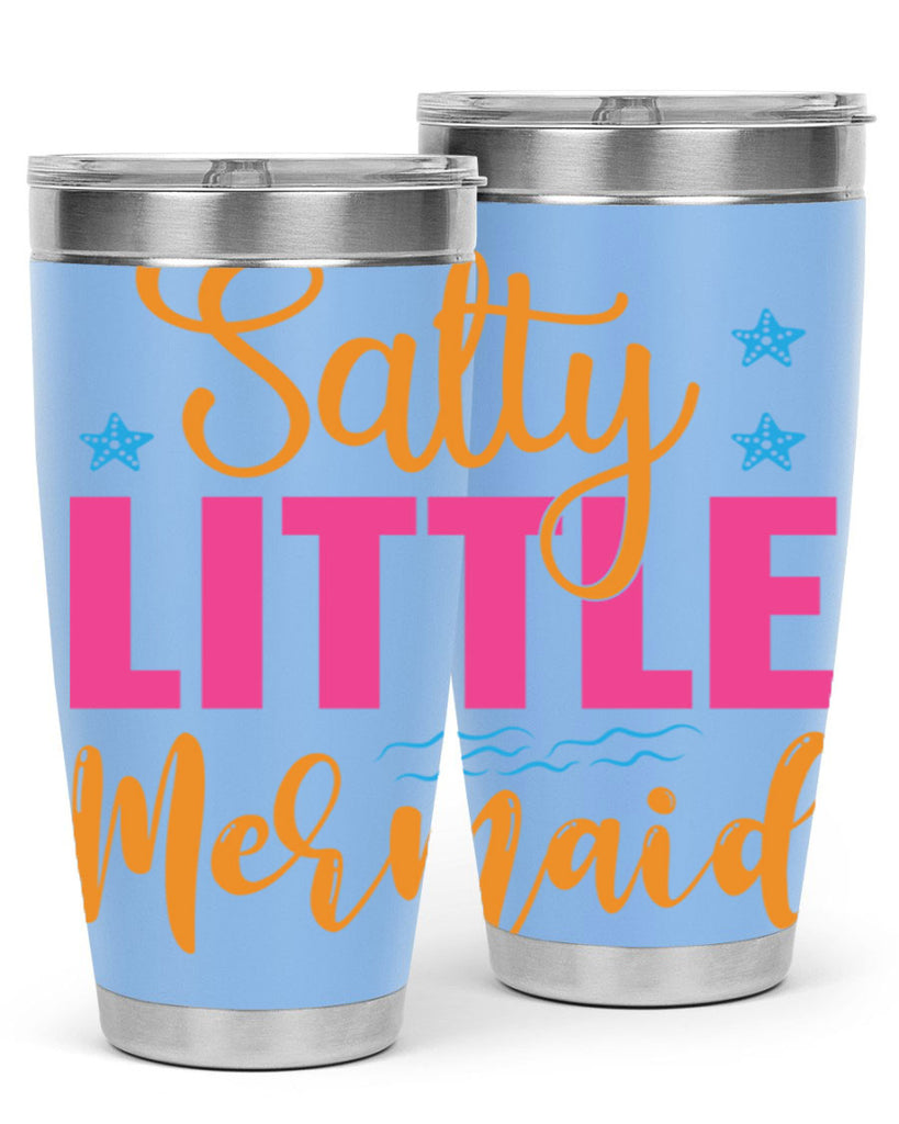 Salty Little Mermaid Design 574#- mermaid- Tumbler