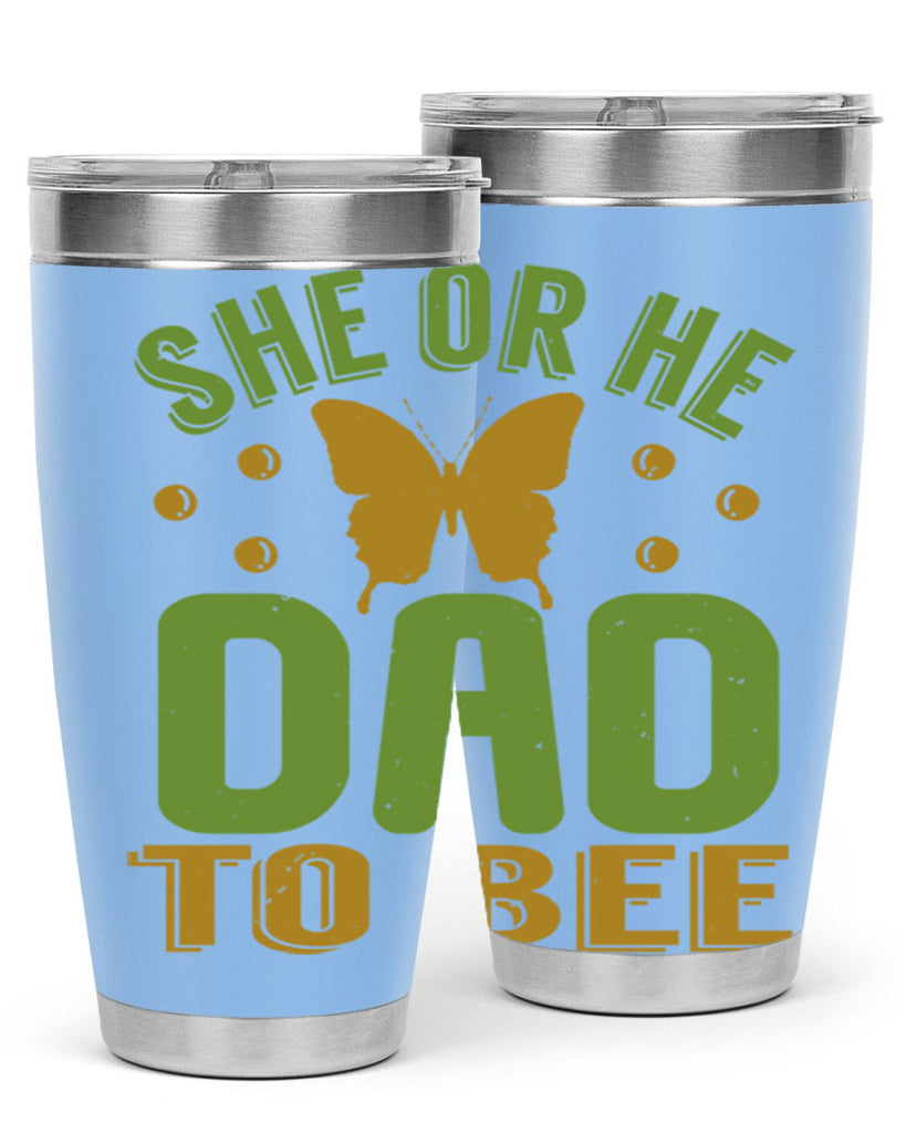 She or He Dad to bee Style 172#- baby- tumbler