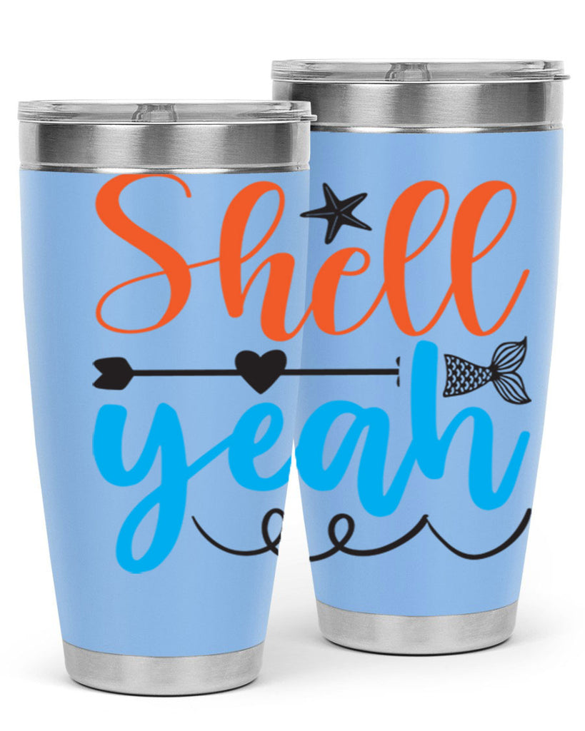 Shell Yeah 594#- mermaid- Tumbler