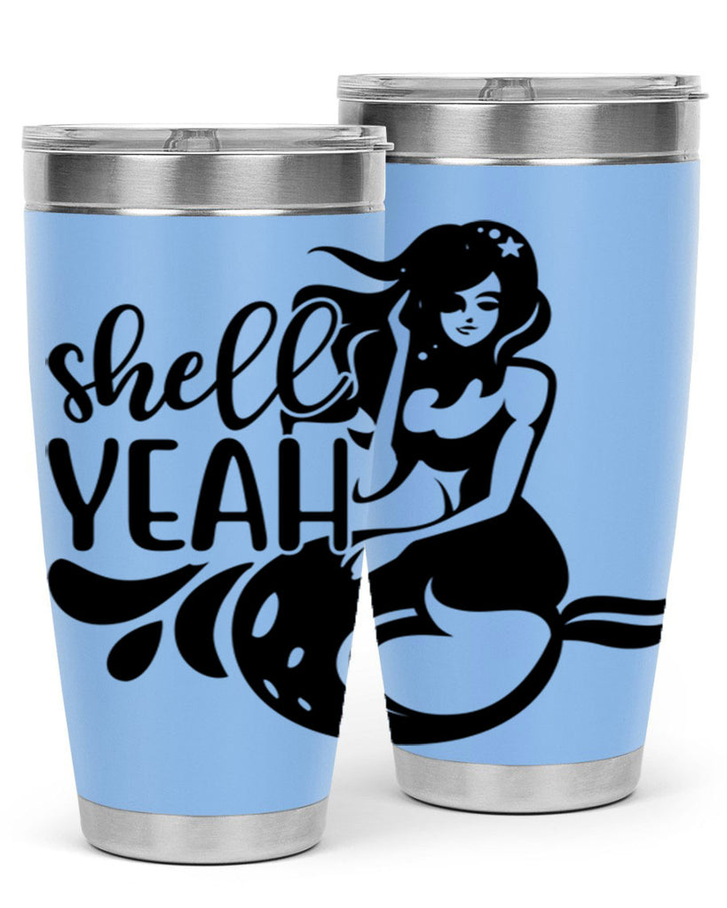 Shell yeah 596#- mermaid- Tumbler