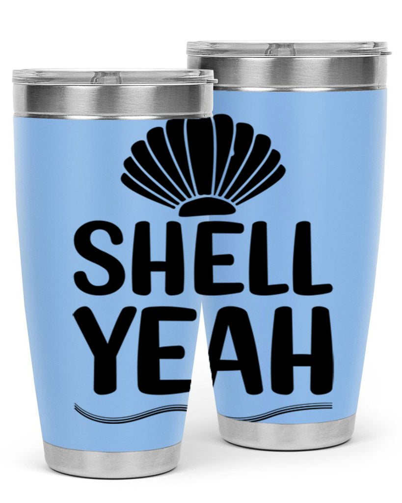 Shell yeah 597#- mermaid- Tumbler