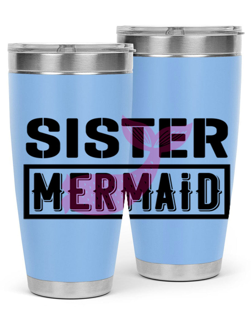 Sister mermaid 600#- mermaid- Tumbler