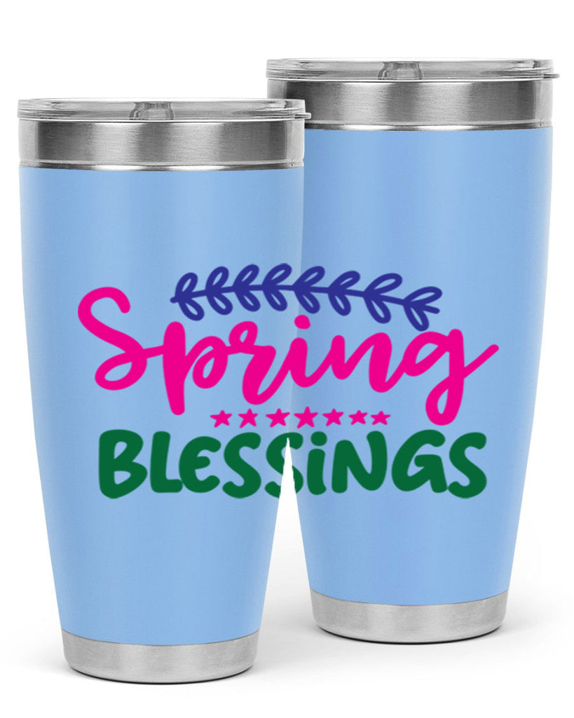 Spring Blessings 419#- spring- Tumbler