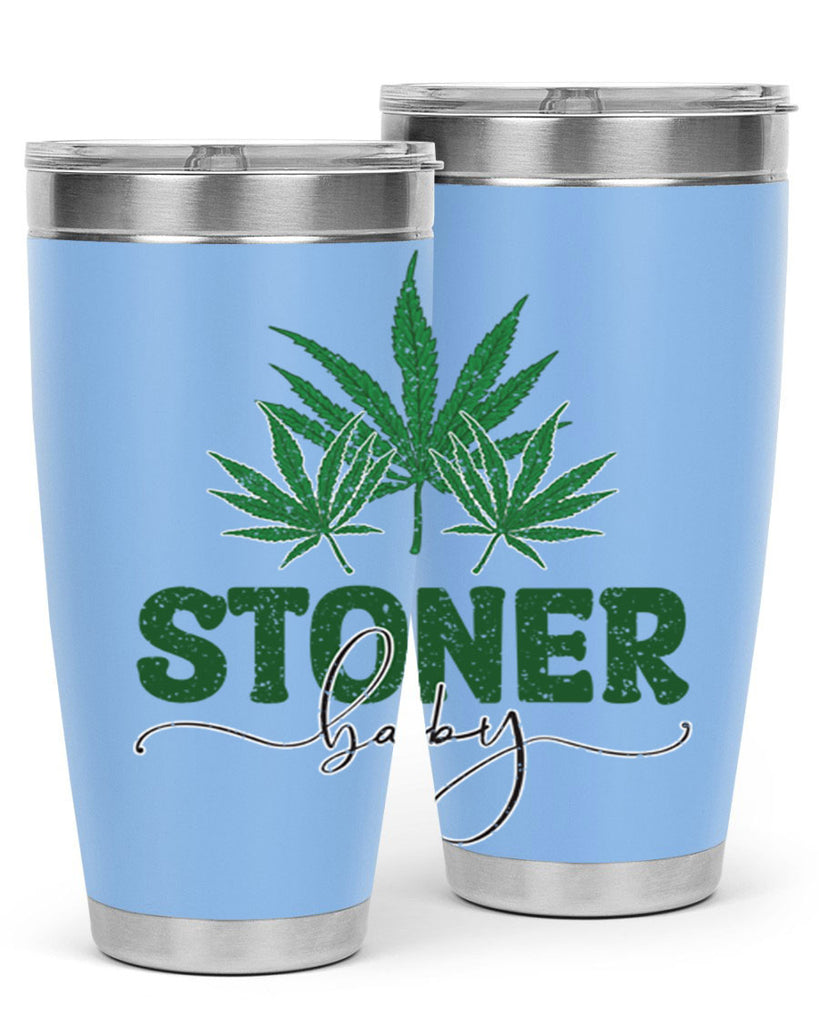 Stoner Baby Sublimation 261#- marijuana- Tumbler