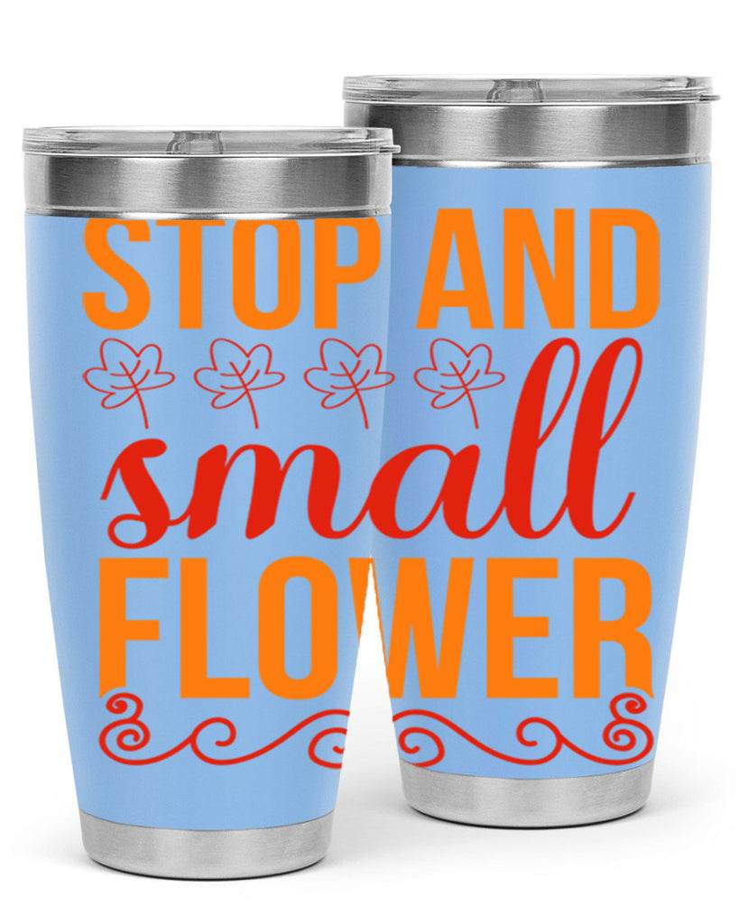 Stop and small flower 522#- spring- Tumbler