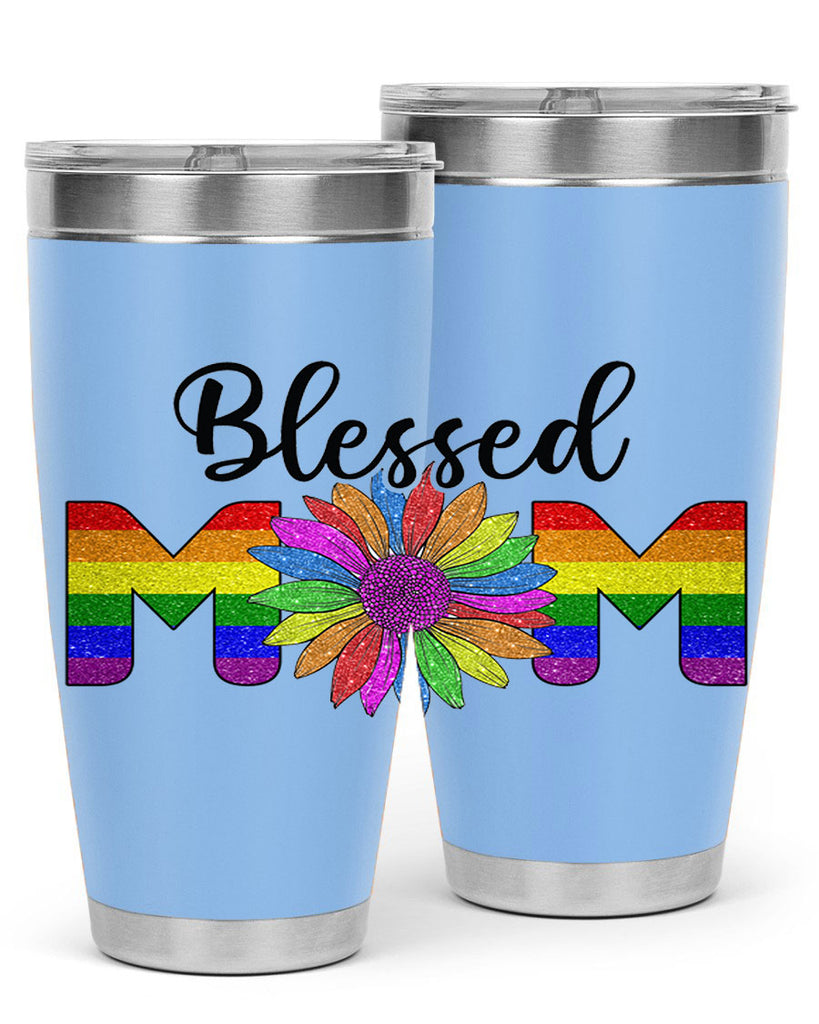 Sunflower Lgbt Blessed Mom  51#- lgbt- Tumbler