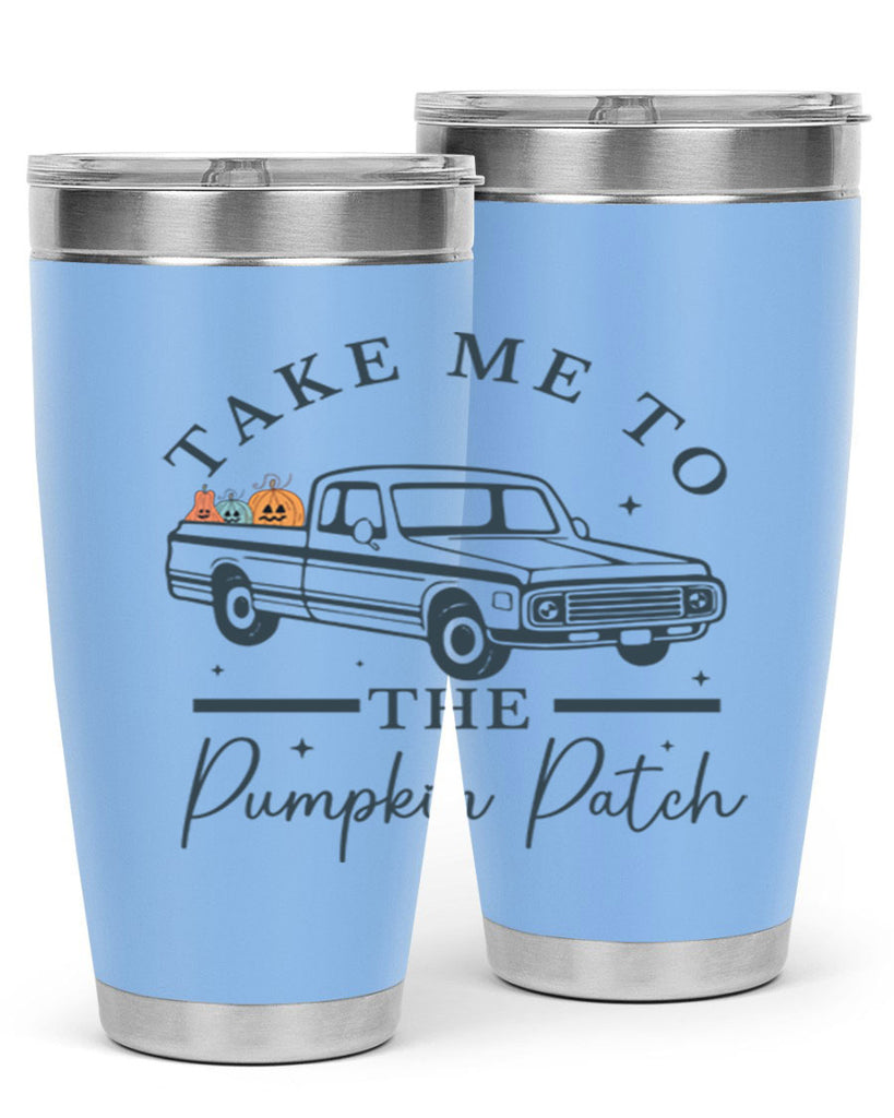 Take Me To The Pumpkin Patch 593#- fall- Tumbler