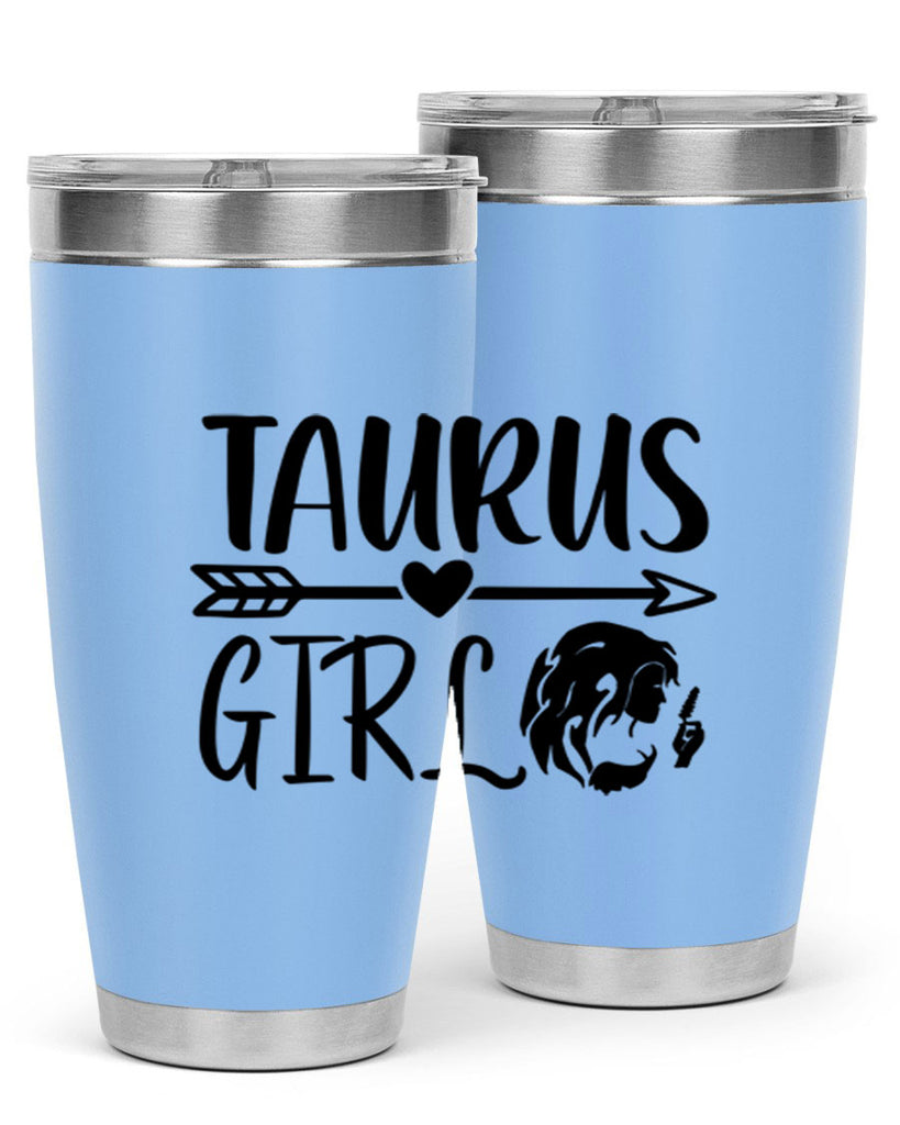 Taurus girl 498#- zodiac- Tumbler