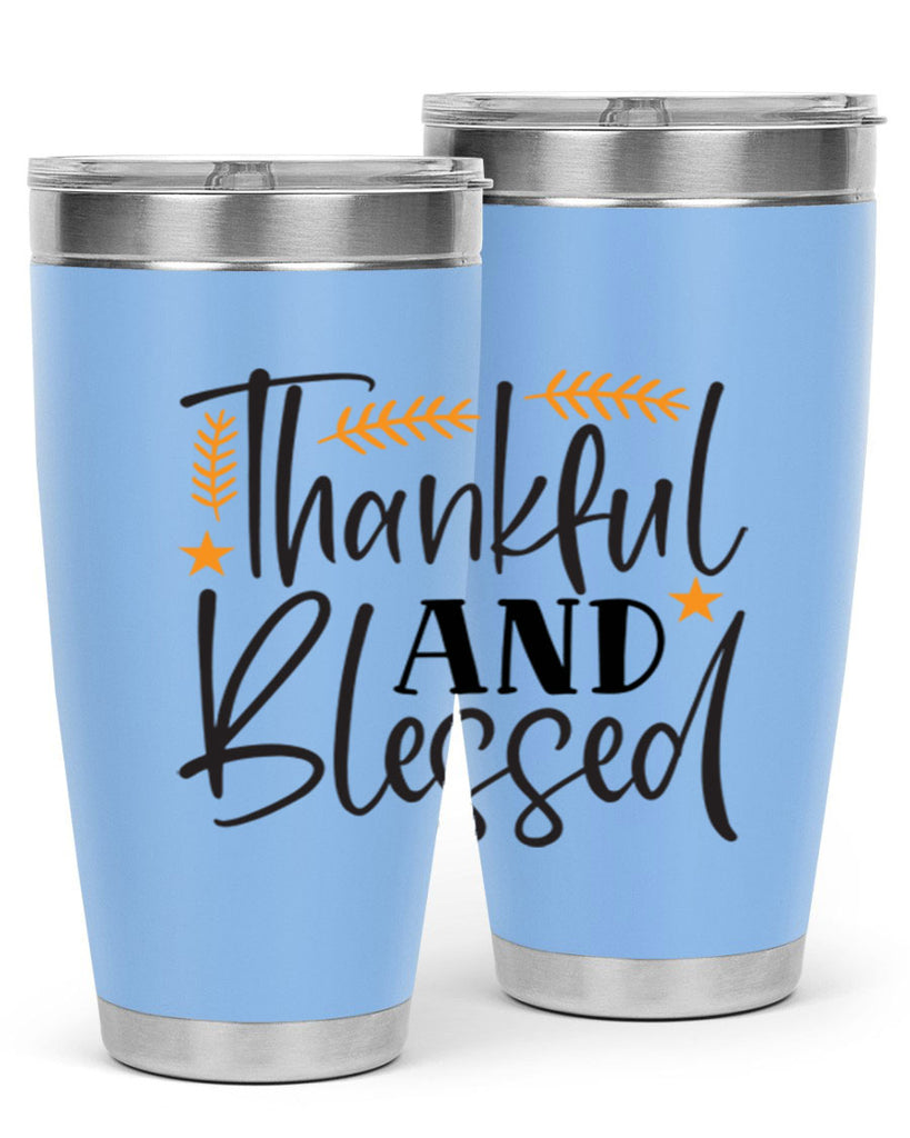 Thankfulandblessed 608#- fall- Tumbler