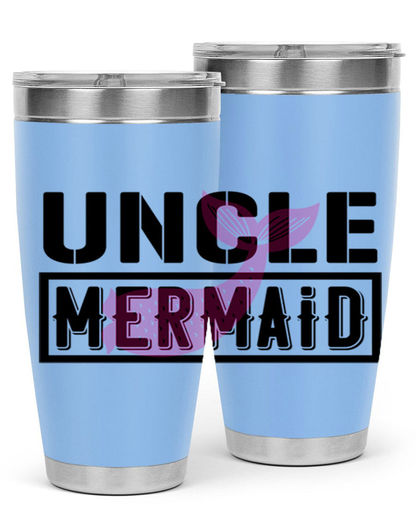 Uncle mermaid 634#- mermaid- Tumbler