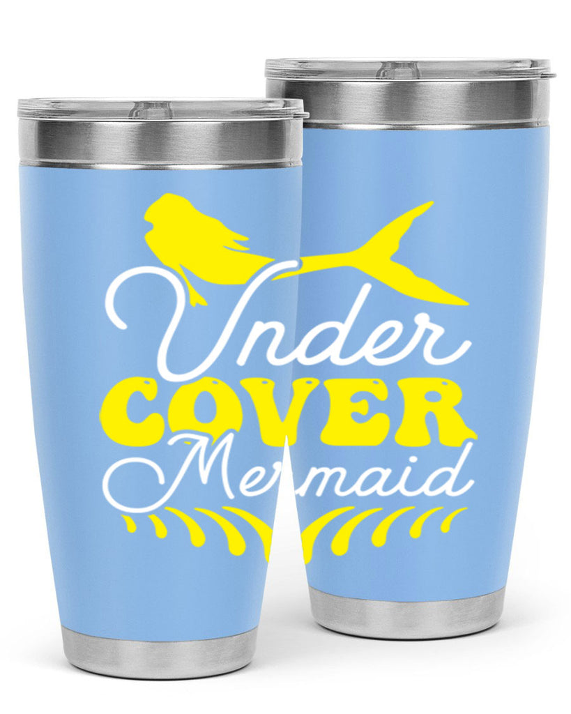 Under Cover Mermaid 637#- mermaid- Tumbler