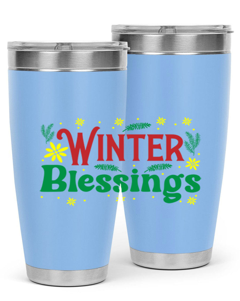 Winter Blessings 548#- winter- Tumbler