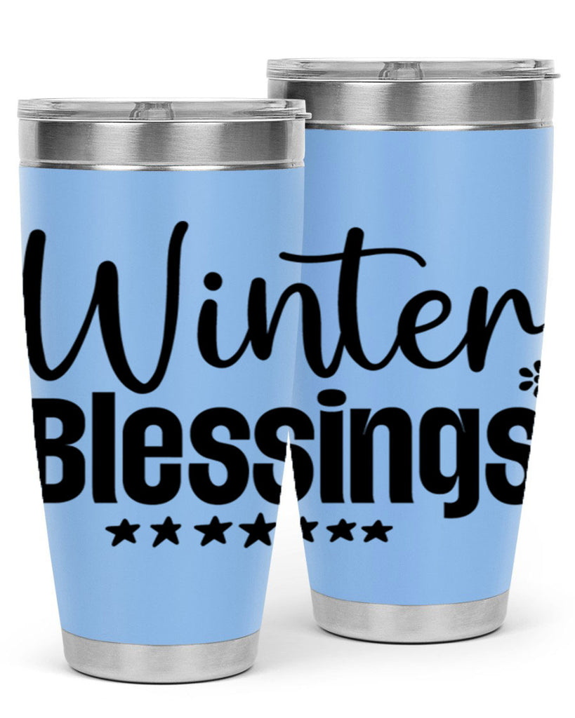 Winter Blessings497#- winter- Tumbler