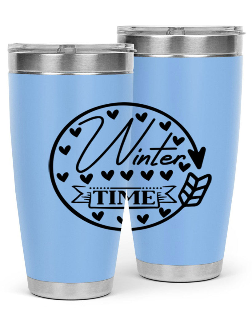 Winter Time 527#- winter- Tumbler