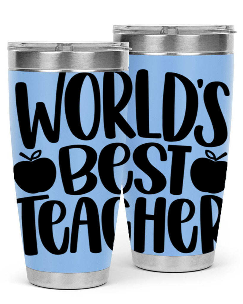 Worlds Best Teacher Style 28#- teacher- tumbler