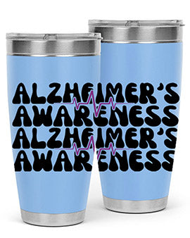 alzheimer s awareness 5#- alzheimers- Tumbler