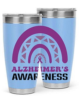 alzheimers awareness style 42#- alzheimers- Tumbler