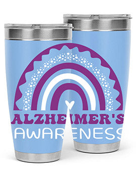 alzheimers awareness style 46#- alzheimers- Tumbler