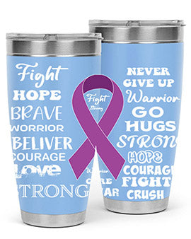 alzheimers awareness style 64#- alzheimers- Tumbler