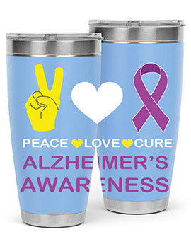 alzheimers awareness style 70#- alzheimers- Tumbler