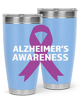 alzheimers awareness style 78#- alzheimers- Tumbler