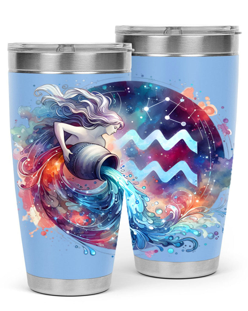 aquarius 90#- zodiac- Tumbler